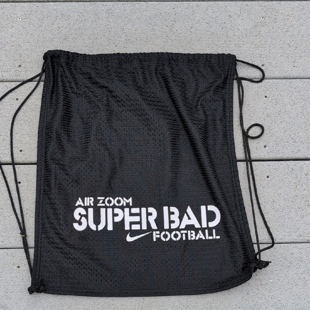 Nike Football Black Drawstring Bag | Nike Air Zoom Super Bad Mesh Cleat Bag